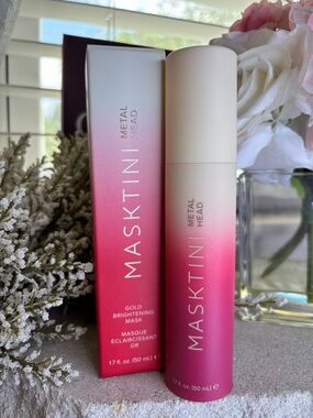 NIB - Masktini - Metal Head Gold Brightening Mask